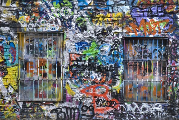 IRELAND, County Dublin, Dublin City, Windmill Lane, Graffiti, the studio in this street was used by