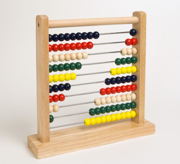 Education, School, Tools, Abacus or counting frame a calculating tool used primarily in parts of