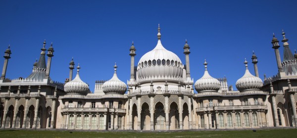 England, East Sussex, Brighton, The Royal Pavilion, 19th century retreat for the then Prince