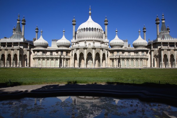 England, East Sussex, Brighton, The Royal Pavilion, 19th century retreat for the then Prince
