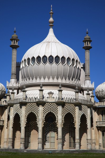 England, East Sussex, Brighton, The Royal Pavilion, 19th century retreat for the then Prince