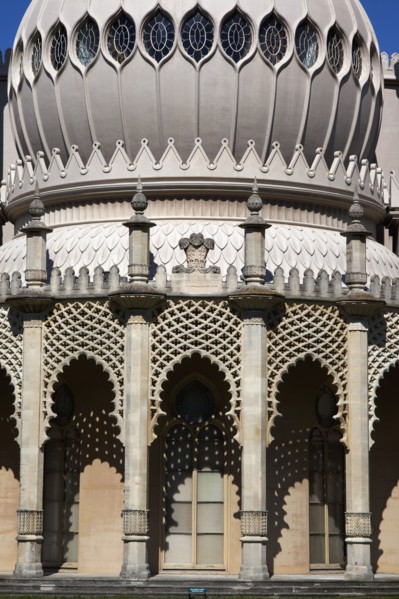 England, East Sussex, Brighton, The Royal Pavilion, 19th century retreat for the then Prince