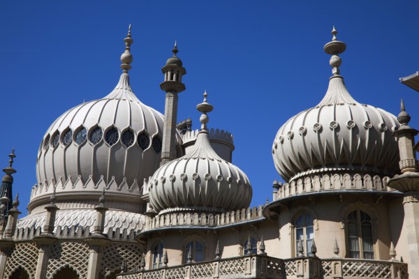 England, East Sussex, Brighton, The Royal Pavilion, 19th century retreat for the then Prince