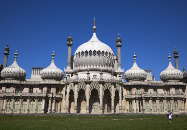 England, East Sussex, Brighton, The Royal Pavilion, 19th century retreat for the then Prince