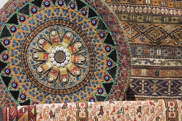Selcuk, Izmir Province, Turkey. Ephesus. Kilims flat tapestry woven carpets or rugs for sale to