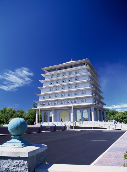 Niagara, Ontario, Canada. Great Gorge Adventure Area Cham Shan Buddhist Ten Thousand Buddha Temple