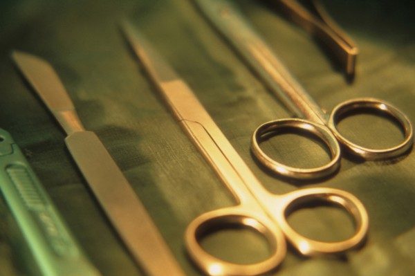 Surgeons tools. Scalpel hemostats. Accuracy Accurate Clean Cleanliness Close Up Close-Up Health