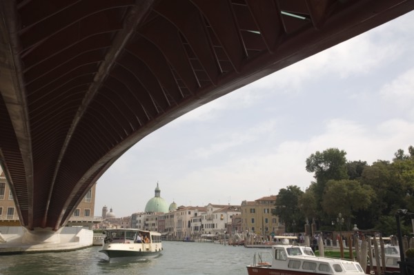 Venice, Veneto, Italy. Ponte di Calatrava Bridge Fourth bridge across the Grand Canal opened in