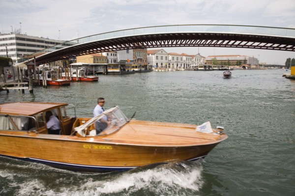 Venice, Veneto, Italy. Ponte di Calatrava Bridge Fourth bridge across the Grand Canal opened in