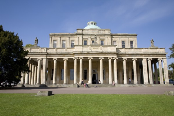 Cheltenham, Gloucestershire, England. The Regency Pittville Pump Room spa building. England English