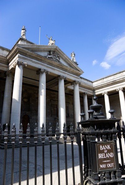 Ireland, County Dublin, Dublin City, The 18th Century Bank Of Ireland building in College Green at