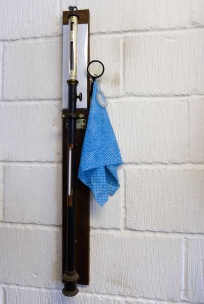 Climate, Weather, Measurements, 19th Century Marine barometer by S & A Calderara at the Bognor