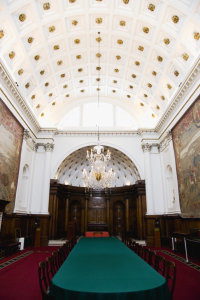 Ireland, County Dublin, Dublin City, The House of Lords chamber in the 18th Century Bank Of Ireland