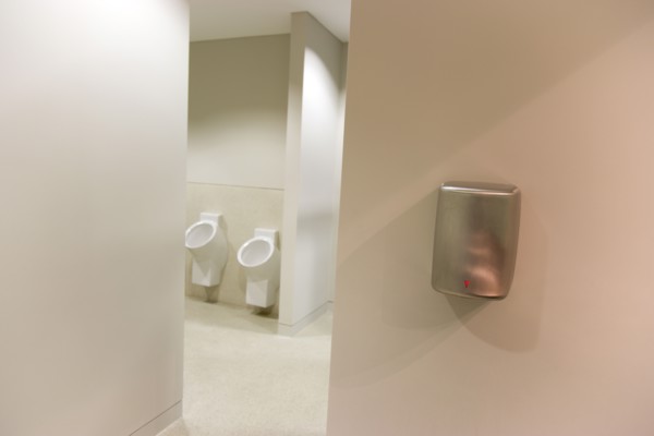 Ireland, County Dublin, Dublin City, Ballsbridge  Lansdowne Road  Aviva Stadium Male washroom with
