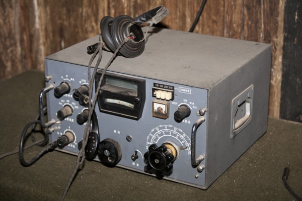 Transmitter exhibit Transportation Museum of China Burma India Theater in World War II. Photo : Mel