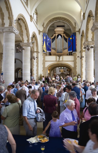 The Anglican Cathedral Church of St Thomas of Canterbury with a reception in the nave after the