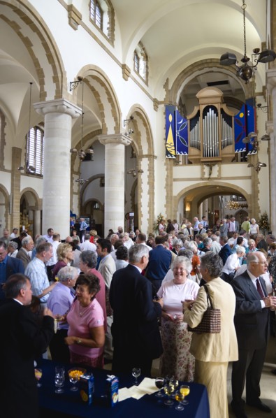 The Anglican Cathedral Church of St Thomas of Canterbury with a reception in the nave after the