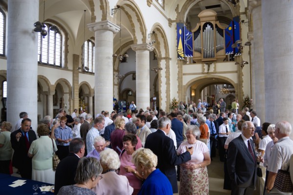 The Anglican Cathedral Church of St Thomas of Canterbury with a reception in the nave after the