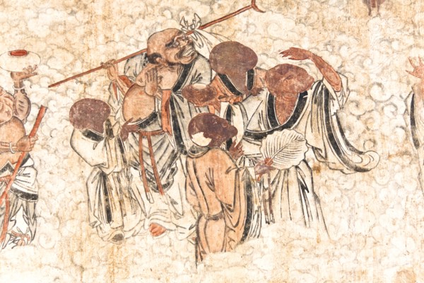 Dengfeng Wall painting Shaolin Temple birthplace of Kung Fu Song Shan near Zhengzhou. Photo : Mel