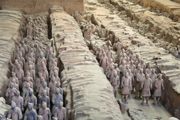Terracotta army. Photo : Mel Longhurst