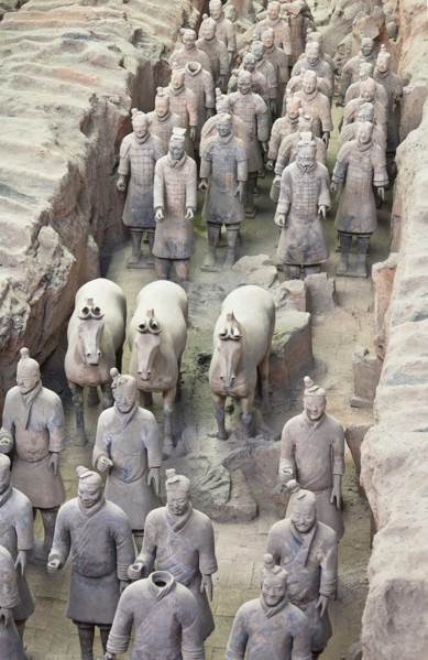 Terracotta army. Photo : Mel Longhurst