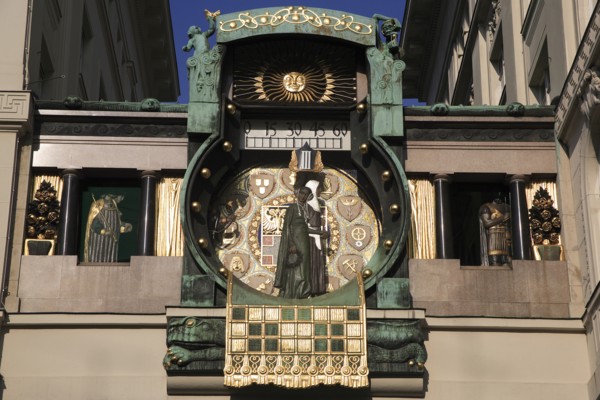 The Anker Clock at Hoher Market. Photo: Bennett Dean