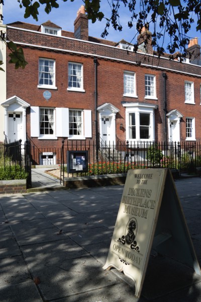 The Charles Dickens Birthplace Museum in Old Commercial Road. He was born here in 1812 and lived
