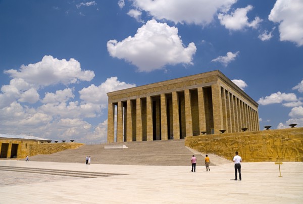 Mausoleum of Mustafa Kemal Ataturk the founder of the Turkish Republic and president in 1923 who