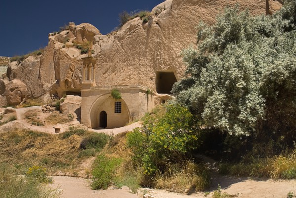 Zelve Open Air Museum. Abandoned monastic cave town inhabited until 1952 when the valley was deemed