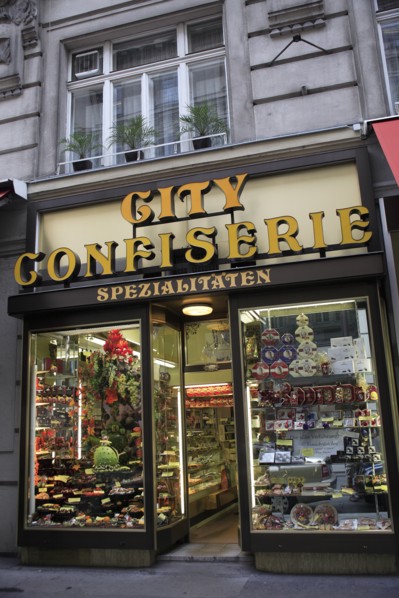 Confectionary shop exterior. Photo : Bennett Dean