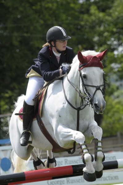 Show jumping event at the Royal Highland Showground. Photo : Steve Lindridge