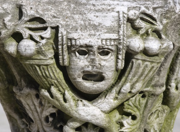 Turkey, Istanbul, Sultanahmet Haghia Sophia 7th Century Byzantine marble Capital column top with