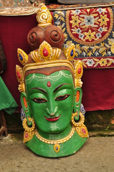 PAPIER MACHE MASKS OF DEMONS AND DEITIES -  FOLK ART OF NEPAL