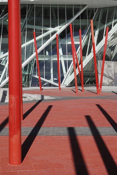 Ireland, County Dublin, Dublin City, Grand Canal Theatre modern 2000 seat auditorium in the