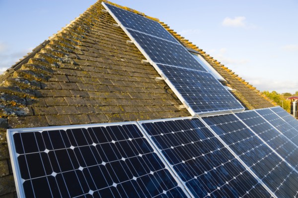 Architecture, Environment, Solar Panels, Alternative Energy Electricity Solar photovoltaic roof