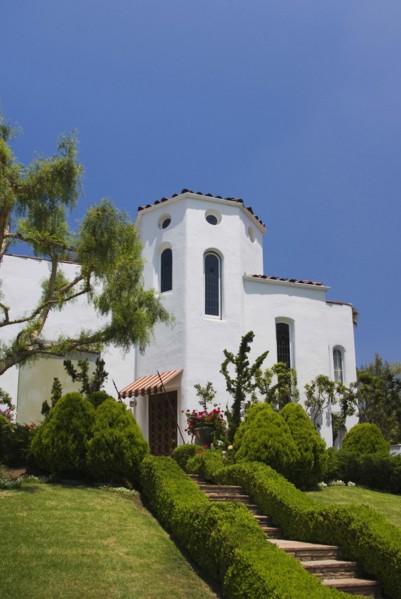USA, California, Los Angeles, Typical house on Hollywood Boulevard. 
Photo : Chris Penn