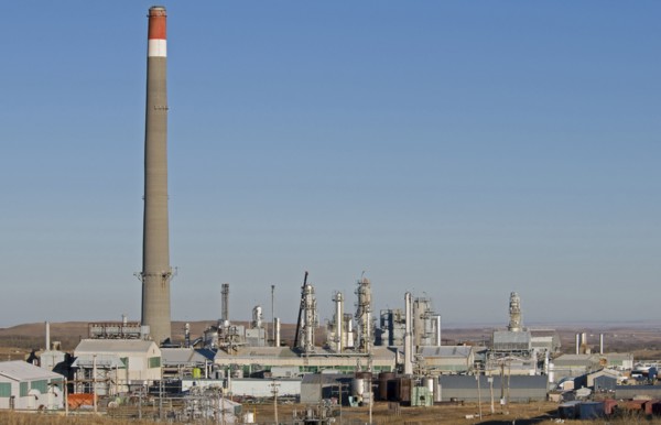 Shell sour natural gas processing plant which produces methane propane butane ethane condensate and sulphur plant is only 20 km from Waterton Lakes National Park a UNESCO World Heritage Site