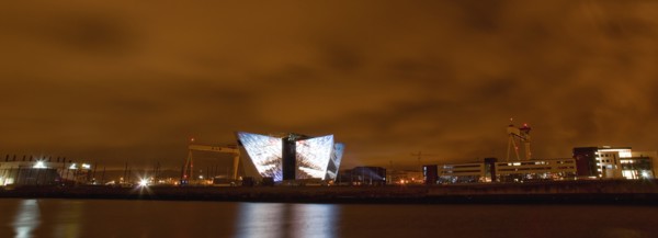 Titanic Quarter Visitor centre designed by Civic Arts & Eric R Kuhne