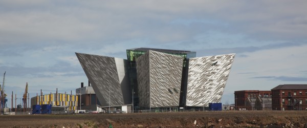 Titanic Quarter Visitor centre designed by Civic Arts & Eric R Kuhne.