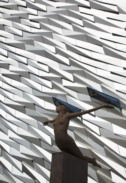Titanic Quarter Visitor centre designed by Civic Arts & Eric R Kuhne