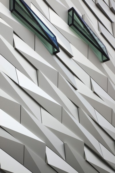 Titanic Quarter Visitor centre designed by Civic Arts & Eric R Kuhne.