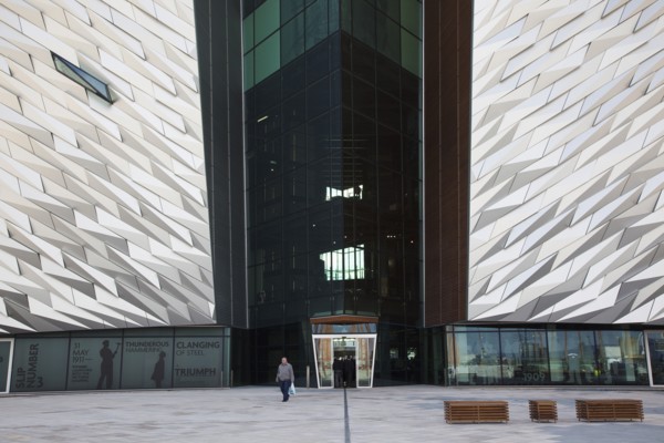 Titanic Quarter Visitor centre designed by Civic Arts & Eric R Kuhne.
