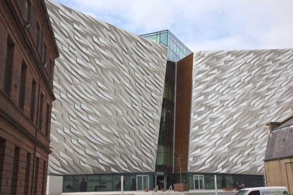 Titanic Quarter Visitor centre designed by Civic Arts & Eric R Kuhne.