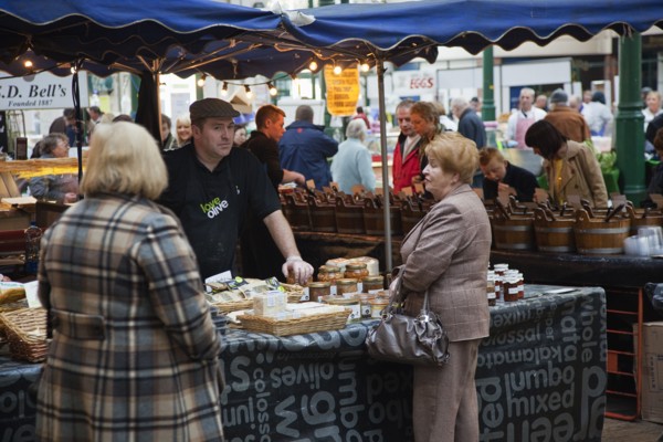St Georges Market stall selling