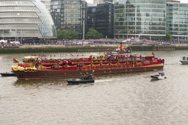 Thames Diamond Jubilee Pageant London UK
