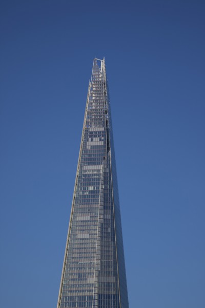 England, London, Southwark southbank The Shard skyscraper designed by Renzo Piano in the citys
