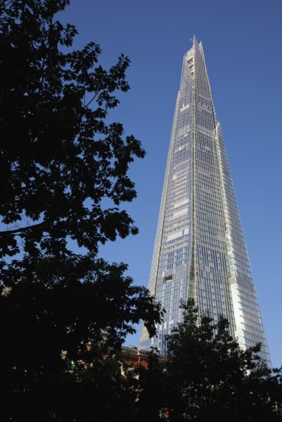 England, London, Southwark southbank The Shard skyscraper designed by Renzo Piano in the citys
