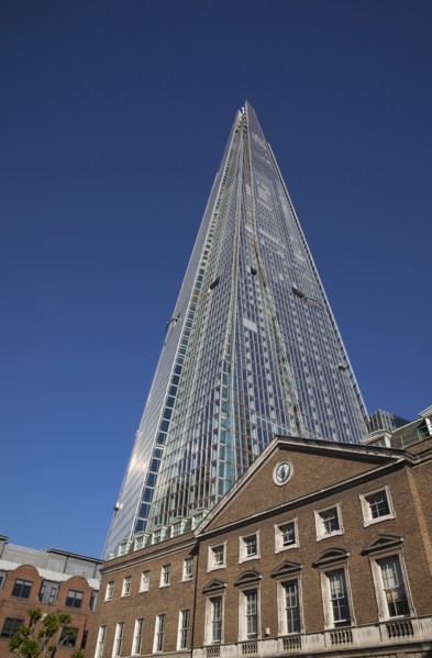 England, London, Southwark southbank The Shard skyscraper designed by Renzo Piano in the citys