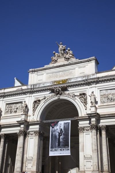 Italy, Lazio, Rome, Palazzo delle Esposizioni facade designed by Pio Piacentini . 
Photo Stephen