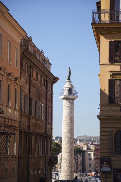 Italy, Lazio, Rome, Trajans Column near Quirinal Hill. 
Photo Stephen Rafferty / Eye Ubiquitous